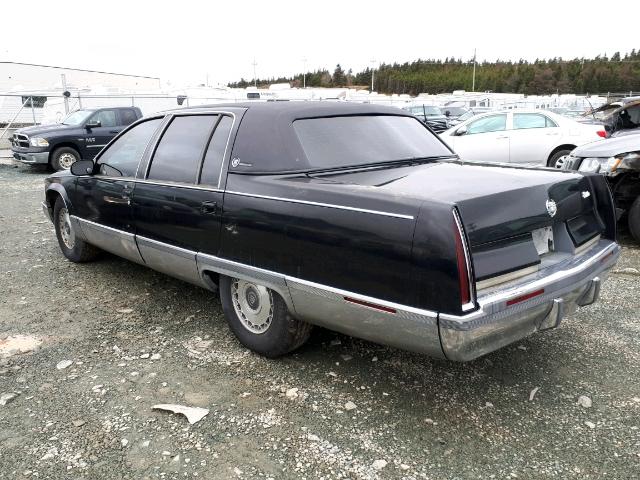 1G6DW52P5TR709503 - 1996 CADILLAC FLEETWOO BLACK photo 3