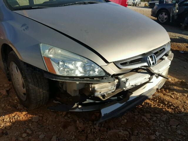 1HGCM56405A120442 - 2005 HONDA ACCORD LX GOLD photo 9