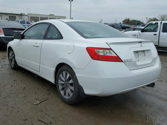 2HGFG12899H526779 - 2009 HONDA CIVIC EX თეთრი ფოტო 3