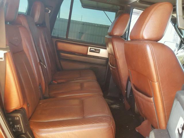 1FMFU17569EB00718 - 2009 FORD EXPEDITION MAROON photo 6