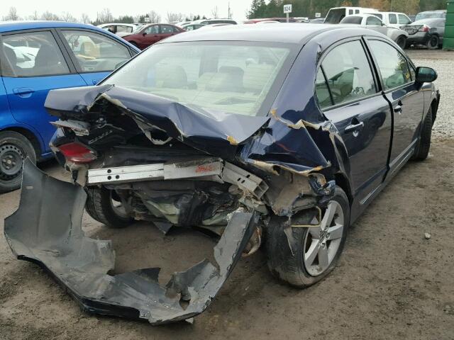 2HGFA165X6H029687 - 2006 HONDA CIVIC LX BLUE photo 4