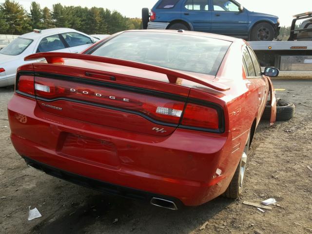 2C3CDXCT7CH106854 - 2012 DODGE CHARGER R/ RED photo 4