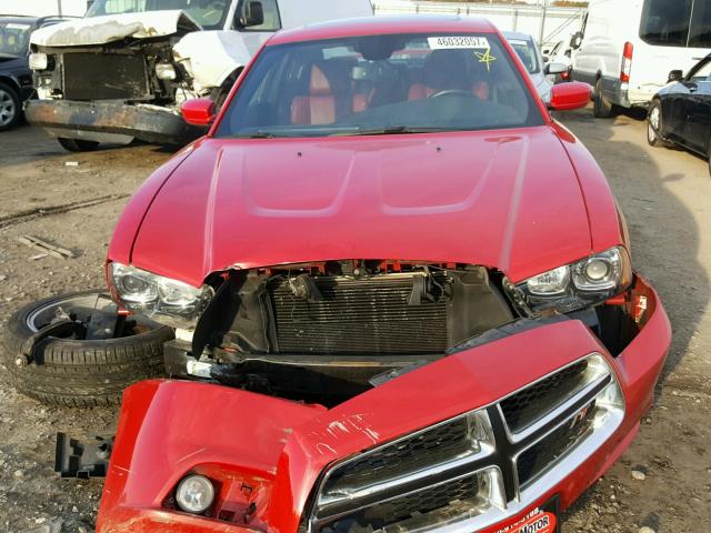 2C3CDXCT7CH106854 - 2012 DODGE CHARGER R/ RED photo 9