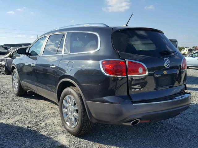 5GAKRBED8BJ414440 - 2011 BUICK ENCLAVE CX BLACK photo 3