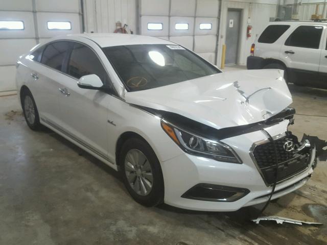 KMHE24L14GA020389 - 2016 HYUNDAI SONATA WHITE photo 1