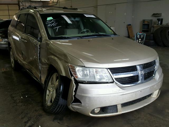 3D4GG57V49T232581 - 2009 DODGE JOURNEY SX GOLD photo 1