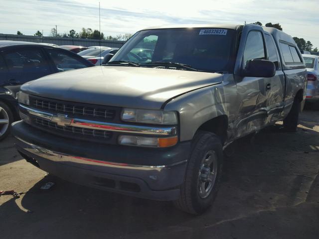 1GCEK19V42E251601 - 2002 CHEVROLET SILVERADO BEIGE photo 2