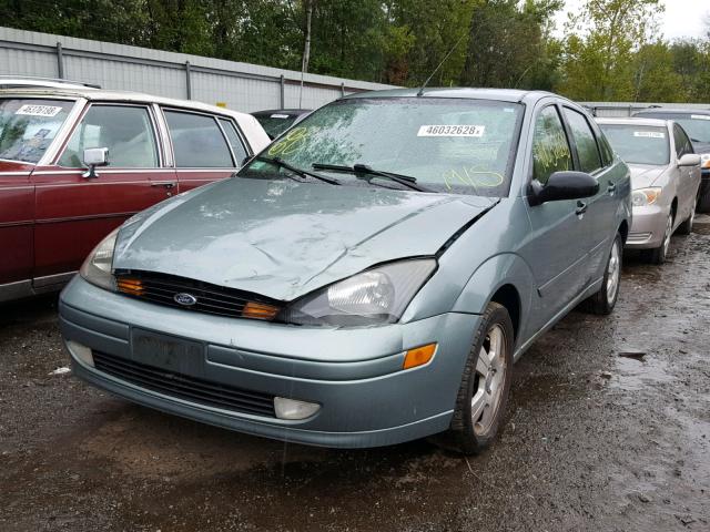1FAFP38Z14W129786 - 2004 FORD FOCUS ZTS GREEN photo 2