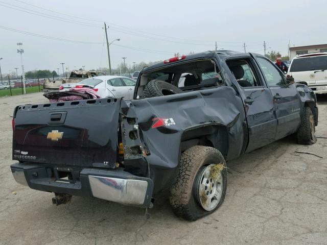 3GCEK13308G292817 - 2008 CHEVROLET SILVERADO BLACK photo 4