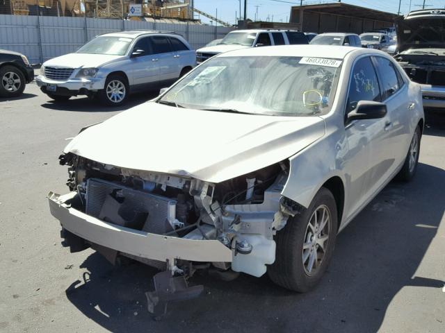 1G11A5SL0EF157725 - 2014 CHEVROLET MALIBU LS BEIGE photo 2