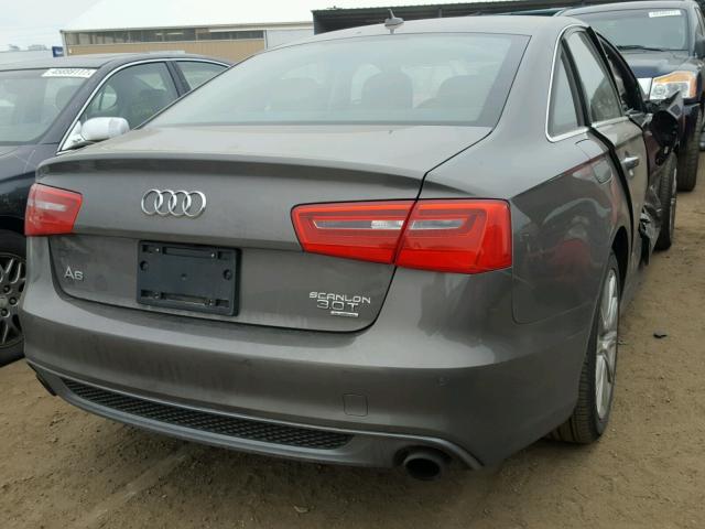 WAUHGAFC8CN081372 - 2012 AUDI A6 PRESTIG CHARCOAL photo 4