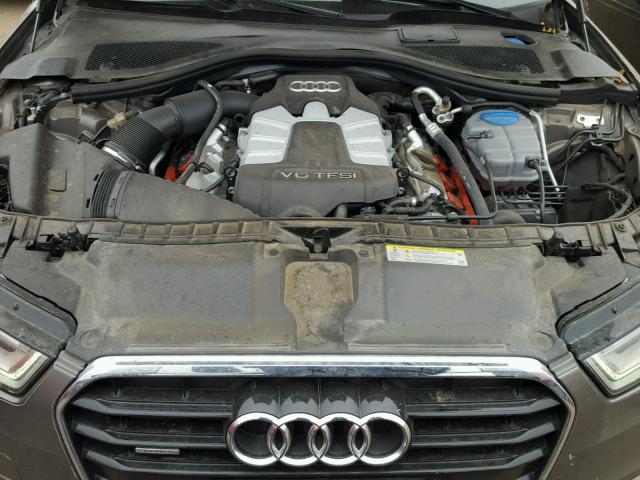 WAUHGAFC8CN081372 - 2012 AUDI A6 PRESTIG CHARCOAL photo 7