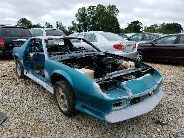 1G1FP23E8ML195559 - 1991 CHEVROLET CAMARO RS TEAL photo 1