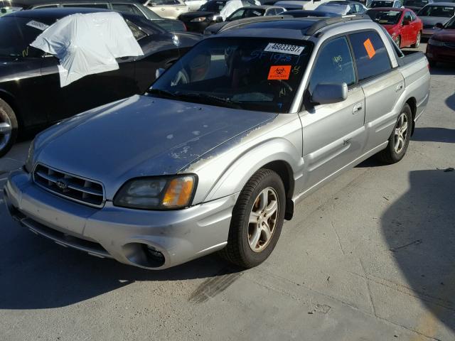 4S4BT61C737107355 - 2003 SUBARU BAJA SILVER photo 2