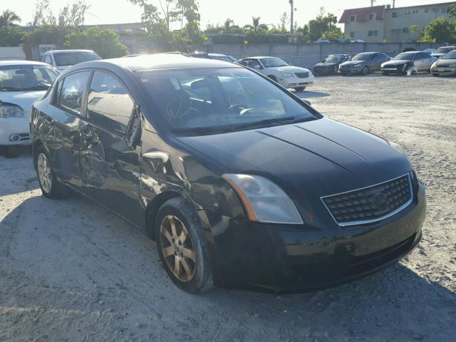 3N1AB61E27L697599 - 2007 NISSAN SENTRA BLACK photo 1