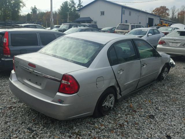 1G1ZS51F36F110394 - 2006 CHEVROLET MALIBU GRAY photo 4