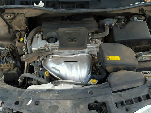 4T4BF1FK0CR200638 - 2012 TOYOTA CAMRY BASE GRAY photo 7