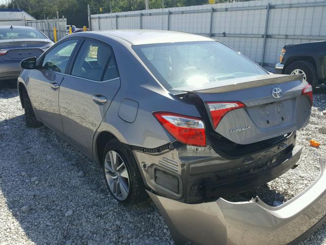 2T1BPRHE1EC161740 - 2014 TOYOTA COROLLA EC 灰色 照片 3