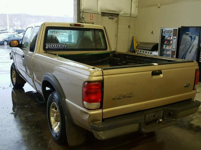 1FTZR15V4YPB27067 - 2000 FORD RANGER SUP BEIGE photo 3