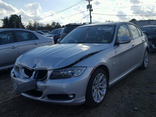 WBAPK5C50BF127633 - 2011 BMW 328 XI SUL SILVER photo 2