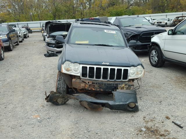 1J4HS58N35C731502 - 2005 JEEP GRAND CHER BLACK photo 9