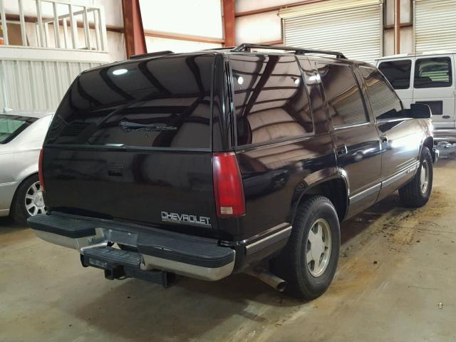 1GNEC13R1WJ331130 - 1998 CHEVROLET TAHOE C150 BLACK photo 4