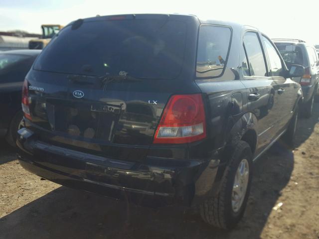 KNDJC733035041827 - 2003 KIA SORENTO BLACK photo 4