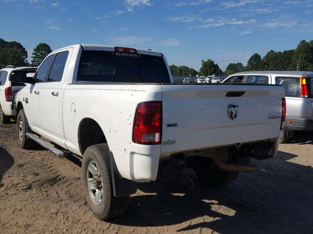 3C6UD5DL2CG308978 - 2012 DODGE RAM 2500 S WHITE photo 3