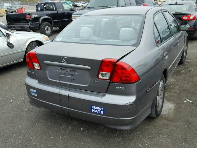 2HGES26865H531636 - 2005 HONDA CIVIC EX 灰色 照片 9