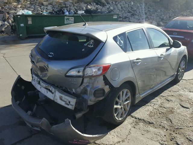 JM1BL1L57C1574316 - 2012 MAZDA 3 GRAY photo 4