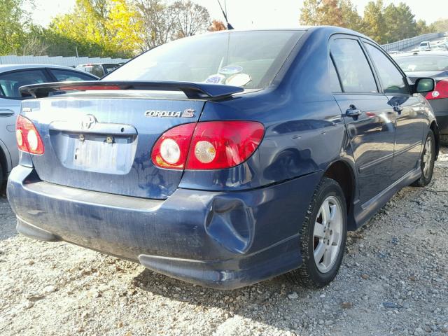 1NXBR32EX6Z683167 - 2006 TOYOTA COROLLA CE BLUE photo 4