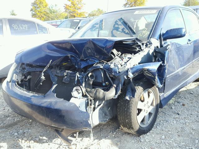 1NXBR32EX6Z683167 - 2006 TOYOTA COROLLA CE BLUE photo 9