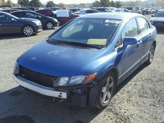 JHMFA16896S003534 - 2006 HONDA CIVIC BLUE photo 2