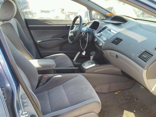 JHMFA16896S003534 - 2006 HONDA CIVIC BLUE photo 5