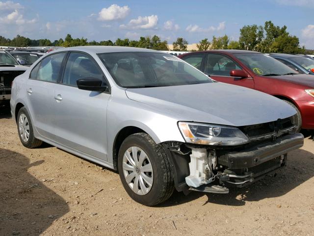 3VW2K7AJ6EM224331 - 2014 VOLKSWAGEN JETTA BASE SILVER photo 1