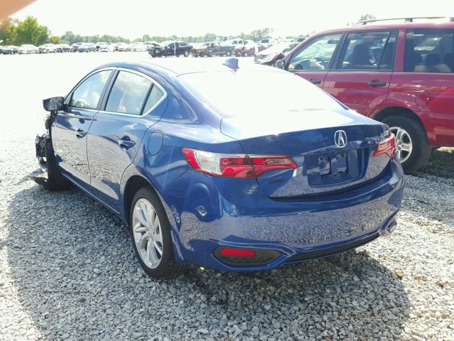 19UDE2F30JA004868 - 2018 ACURA ILX BASE BLUE photo 3