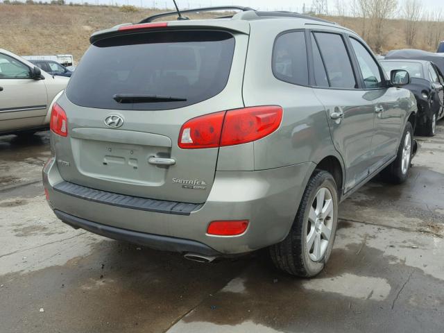 5NMSH73E29H307944 - 2009 HYUNDAI SANTA FE S GREEN photo 4