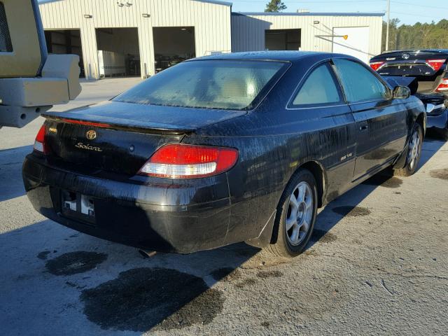 2T1CF22P71C466629 - 2001 TOYOTA CAMRY SOLA BLACK photo 4