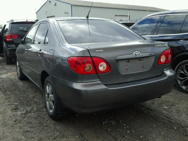 2T1BR32E95C898846 - 2005 TOYOTA COROLLA CE GRAY photo 3