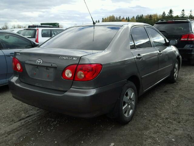 2T1BR32E95C898846 - 2005 TOYOTA COROLLA CE GRAY photo 4