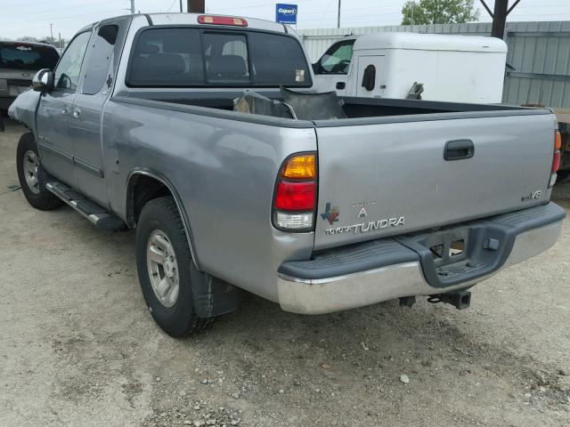 5TBRT34134S452555 - 2004 TOYOTA TUNDRA ACC SILVER photo 3