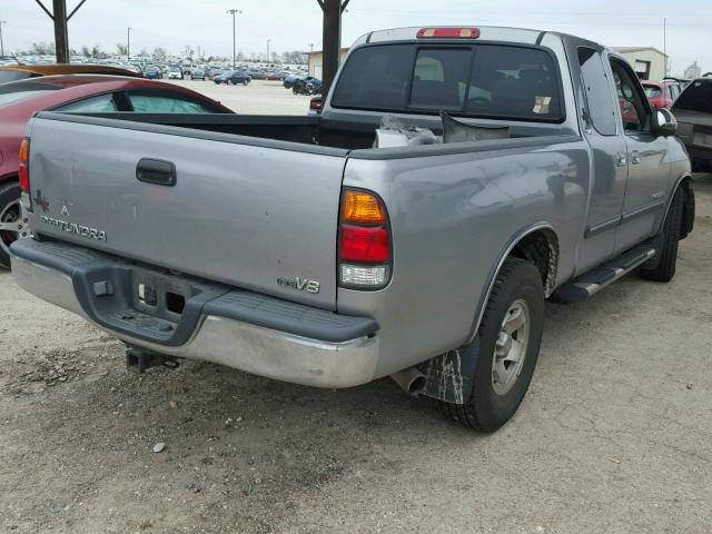 5TBRT34134S452555 - 2004 TOYOTA TUNDRA ACC SILVER photo 4