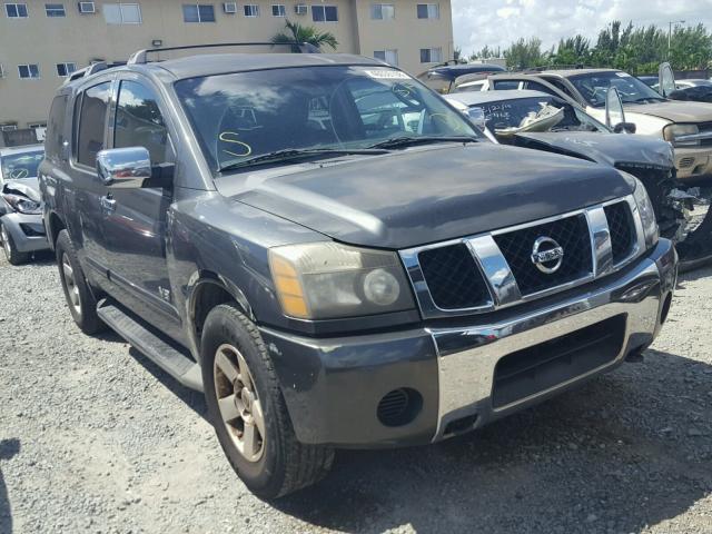 5N1AA08B36N722674 - 2006 NISSAN ARMADA SE GRAY photo 1