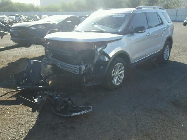 1FM5K7D84FGA45737 - 2015 FORD EXPLORER X SILVER photo 2