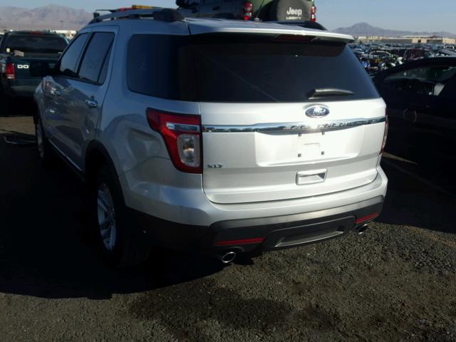 1FM5K7D84FGA45737 - 2015 FORD EXPLORER X SILVER photo 3