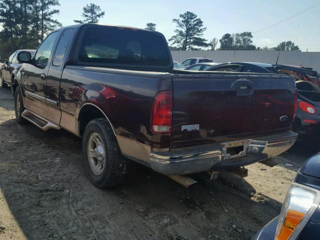 1FTRX17LXYNB05796 - 2000 FORD F150 MAROON photo 3