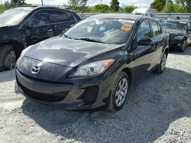 JM1BL1U79D1847077 - 2013 MAZDA 3 I BLACK photo 2