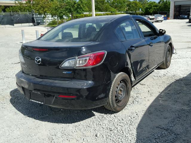 JM1BL1U79D1847077 - 2013 MAZDA 3 I BLACK photo 4