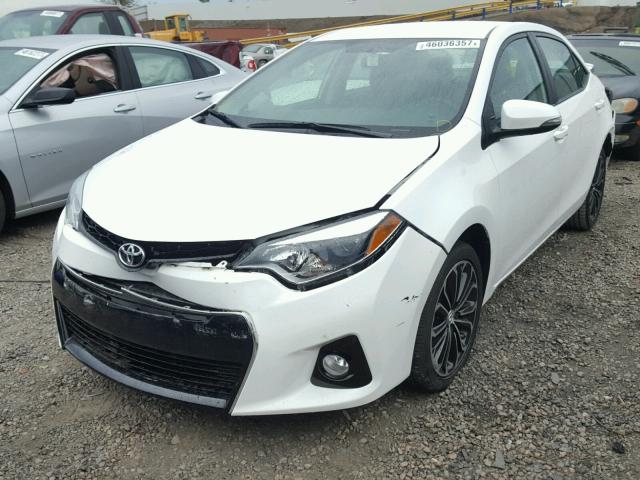 2T1BURHE2GC569840 - 2016 TOYOTA COROLLA L WHITE photo 2