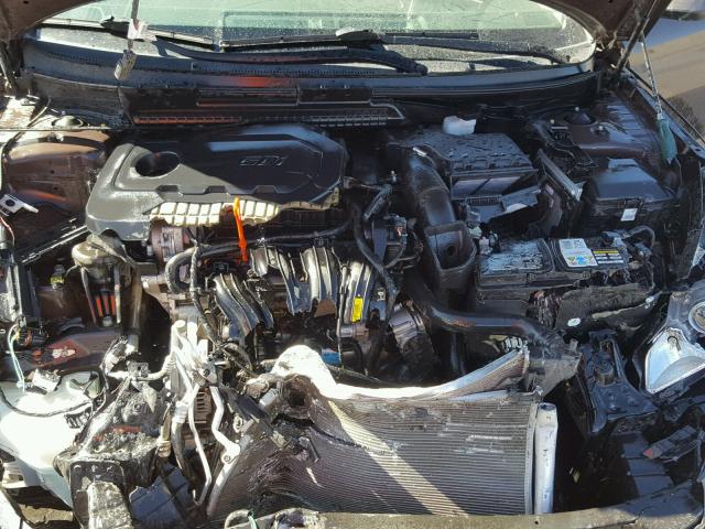 5NPE24AF6FH174211 - 2015 HYUNDAI SONATA SE BROWN photo 7